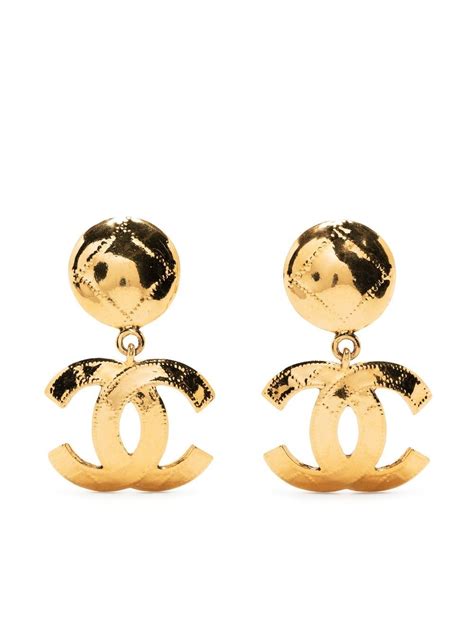 cheap chanel earrings singapore|second hand chanel earrings.